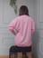 Sıfır Yaka Pembe Sweat 2