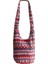 Hippi Crossbody Çantalar Hobo Çantalar Fermuarlı Cep Etnik Tarzı Çanta Kırmızı(Yurt Dışından) 1