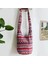 Hippi Crossbody Çantalar Hobo Çantalar Fermuarlı Cep Etnik Tarzı Çanta Kırmızı(Yurt Dışından) 3