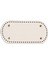 Tığ Için Oval Pu Deri Çanta Alt 9.8 x 4.7 "dıy Çanta Omuz Çantaları Bej(Yurt Dışından) 1