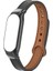 Xiaomi Mi Band 7 Kordon Deri Dikişli Krd 68 Siyah 1
