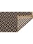 Jüt Siyah 5024 Dokuma Desenli Saçaklı Kilim 2