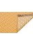 Jüt Sarı 5025 Dokuma Desenli Saçaklı Kilim 2