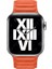 Apple Watch 8 45 mm Uyumlu Baklalı Model Deri Kayış Mıknatıslı Kordon 3