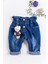 Oyuncak Ayıcıklı Kız Bebek Kot Pantolon Denim Pantolon 1