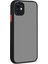 Apple iPhone 11 Kılıf Renkli Kenarlı Kamera Korumalı Buzlu Hux Kapak 1