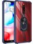 Xiaomi Redmi 8 Kılıf Silikon Kenarlı Renkli Mayetik Yüzüklü Mola Kapak 1