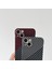 iPhone 13 Pro Max Için Fiber Doku Telefon Kılıf - Gri (Yurt Dışından) 3