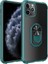 Apple iPhone 11 Pro Max Kılıf Silikon Kenarlı Renkli Yüzüklü Manyetik Mola Kapak 1