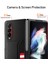 Samsung Galaxy Z Fold 4 5g Için Litchi Doku Telefon Kılıfı - Kırmızı (Yurt Dışından) 4