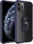 Apple iPhone 11 Pro Max Kılıf Silikon Kenarlı Renkli Yüzüklü Manyetik Mola Kapak 1