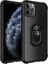 Apple iPhone 11 Pro Max Kılıf Silikon Kenarlı Renkli Yüzüklü Manyetik Mola Kapak 1