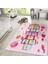 - Nonki Home Yeni Nesil Pamuk Taban Yıkanabilir Oturma Odası Halısı 1