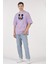 Oversize T-Shirt Micky Mouse Lila 1