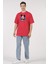 Oversize T-Shirt Micky Mouse Kırmızı 2
