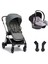 Mamas Papas Strada Cosmo Travel Sistem Bebek Arabası Grey Melange 1