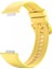 Huawei Watch Fit 2 Uyumlu Spor Jel Silikon Kordon Sarı 3