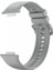 Huawei Watch Fit 2 Uyumlu Spor Jel Silikon Kordon Gri 3