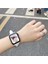 Apple Watch 8 41 mm Uyumlu Deri Kordon Premium Dikişli Ince Deri Kayış 4