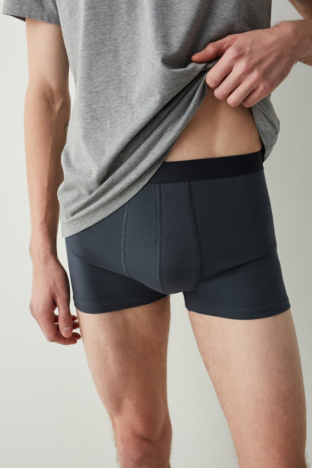 Penti Erkek Pamuklu Basic Black 3'lü Boxer görsel 8