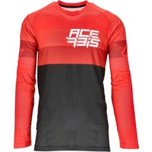 Acerbis Mx J-Wındy Three Jersey Siyah Kırmızı