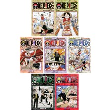 Gerekli Şeyler Yayıncılık Eiichiro Oda'nın One Piece 1-2-3-4-5-6-7 Manga Seti Ciltsiz 1400 Sayfa Türkçe Yayın