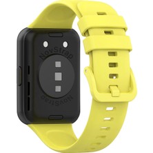 Novstrap Huawei Watch Fit 2 Uyumlu Kordon Tam Uyumlu Pimli Silikon Kordon Kayış