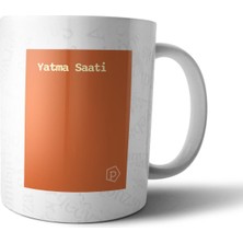 Pixxa "yatma Saati" Tanımı Komik - Turuncu Kupa Bardak