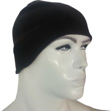 SAVEX.007 Kulaklıklı Polar Bere Siyah