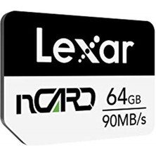 Lexar 64GB Ncard Nm Card 90/70 MB7SN, 4k, Full Hd, Huawei Akıllı Telefonlar Için Microsd Hafıza Ka