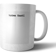 Pixxa "yatma Saati" Tanımı Komik - Gri Kupa Bardak