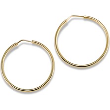 Nilvera Kuyumculuk 14 Ayar Altın Halka Küpe