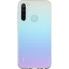 Kzy Xiaomi Redmi Note 8 Kapak 1mm Şeffaf Silikon Kılıf