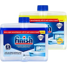 Finish Bulaşık Makinesi Temizleyici Sıvı 250 ml Normal ve Limonlu