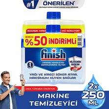 Finish Bulaşık Makinesi Temizleyici Sıvı 250 ml Normal ve Limonlu