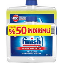 Finish Bulaşık Makinesi Temizleyici Sıvı 250 ml Normal ve Limonlu