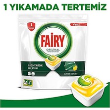 Fairy Hepsi Bir Arada 280 Yıkama Bulaşık Makinesi Deterjanı Kapsülü/tableti Limon Kokulu