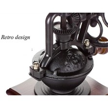 Xinhang Vintage Kahve Çekirdeği Öğütücü Manuel Retro Ferris Tekerlek El-Krank Rulo Ahşap Kahve Değirmeni (Yurt Dışından)