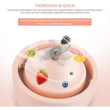 Xinhang Taşınabilir Mini Sıkacağı Şarj Edilebilir Taze Meyve Blender El Mikser Kablosuz Suyu Sıkacağı Anında Karıştırma Sıkacağı (Yurt Dışından)