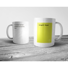 Pixxa "dengeli Diyet" Tanımı Komik - Sarı Kupa Bardak