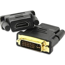 Alfais 4566 HDMI Dişi DVI - I (24+5) Erkek Çevirici Dönüştürücü Adaptor