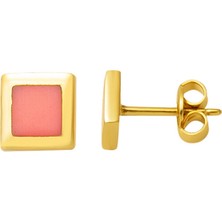 Bilezikci Turuncu 14 Ayar Altın Çocuk Küpesi