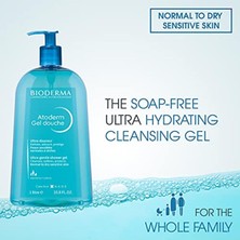 Bioderma Atoderm Shower Gel 1 L Temizleyici Duş Jeli, Kuru Ve Hassas Ciltler