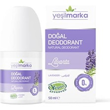 Yeşilmarka Doğal Deodorant- Lavanta -Vegan -Organik Içerikli -Çocuk Ve Yetişkin Için Ideal- Aluminy