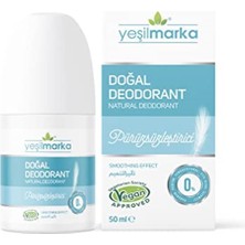 Yeşilmarka Deodorant- Pürüzsüzleştirici- Tüy Azaltıcı Özel Etki- Aluminyum- Alkol- Paraben- Parfüm 50ml