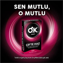 Okey Çifte Haz Prezervatif, 10'lu