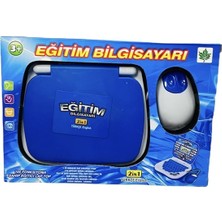 Rugala Avm Eğitici Laptop Mavi 100 Fonksiyonlu Ingilizce ve Türkçe Bilgisayar-Rgl