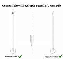 Apple Pencil 2 Nesil ve 1 Adet - [4'lü Paket] Apple Pencil Uç Ipad Pro 11 Için, 10,5 Inç 12,9 Inç 9