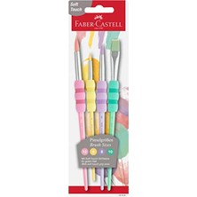 Faber-Castell Soft Touch Fırça Pastel 4 Çşt