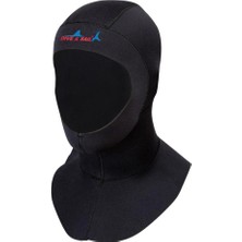 3mm Neopren Küba Dalış Norkeling Davlumbaz Tam Yüz Maskesi Sıcak Hood Cap S